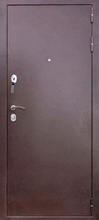 Металлическая дверь 10 белый матовый