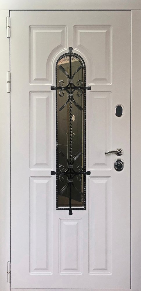 Металлическая дверь Лион (белый)