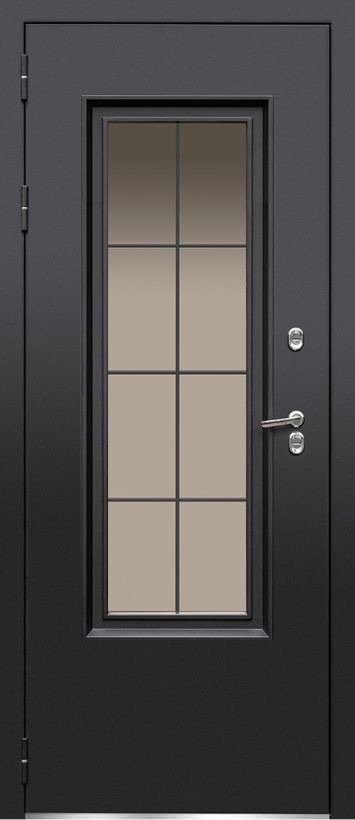 Металлическая дверь Англия 9005 термо