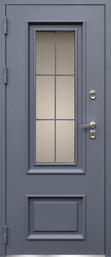 Металлическая дверь Бристоль 7024 термо Внешняя сторона