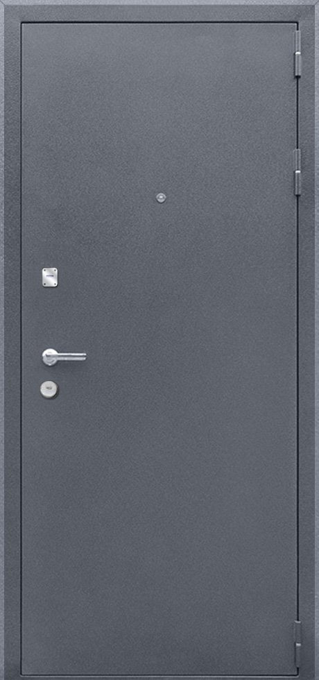 Металлическая дверь ВИД-9 (СЕРЕБРО) Внешняя сторона